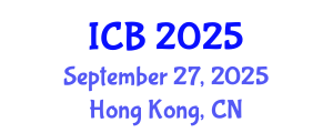 International Conference on Bioethics (ICB) September 27, 2025 - Hong Kong, China
