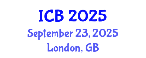 International Conference on Bioethics (ICB) September 23, 2025 - London, United Kingdom