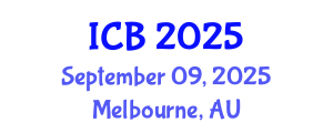 International Conference on Bioethics (ICB) September 09, 2025 - Melbourne, Australia