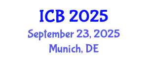 International Conference on Bioethics (ICB) September 23, 2025 - Munich, Germany
