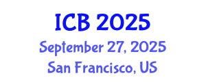 International Conference on Bioethics (ICB) September 27, 2025 - San Francisco, United States