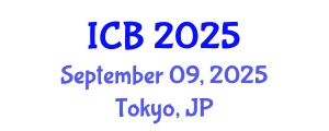 International Conference on Bioethics (ICB) September 09, 2025 - Tokyo, Japan