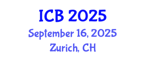 International Conference on Bioethics (ICB) September 16, 2025 - Zurich, Switzerland