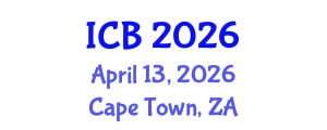 International Conference on Bioethics (ICB) April 13, 2026 - Cape Town, South Africa International Conference on Bioethics (ICB) April 13, 2026 - Cape Town, South Africa