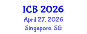 International Conference on Bioethics (ICB) April 27, 2026 - Singapore, Singapore International Conference on Bioethics (ICB) April 27, 2026 - Singapore, Singapore
