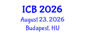 International Conference on Bioethics (ICB) August 23, 2026 - Budapest, Hungary International Conference on Bioethics (ICB) August 23, 2026 - Budapest, Hungary
