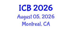 International Conference on Bioethics (ICB) August 05, 2026 - Montreal, Canada International Conference on Bioethics (ICB) August 05, 2026 - Montreal, Canada