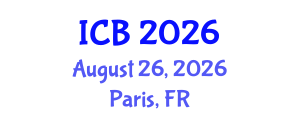 International Conference on Bioethics (ICB) August 26, 2026 - Paris, France International Conference on Bioethics (ICB) August 26, 2026 - Paris, France