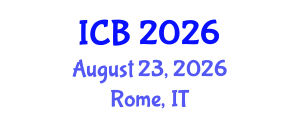 International Conference on Bioethics (ICB) August 23, 2026 - Rome, Italy International Conference on Bioethics (ICB) August 23, 2026 - Rome, Italy