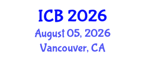 International Conference on Bioethics (ICB) August 05, 2026 - Vancouver, Canada International Conference on Bioethics (ICB) August 05, 2026 - Vancouver, Canada