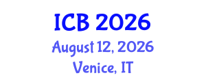 International Conference on Bioethics (ICB) August 12, 2026 - Venice, Italy International Conference on Bioethics (ICB) August 12, 2026 - Venice, Italy