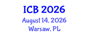 International Conference on Bioethics (ICB) August 14, 2026 - Warsaw, Poland International Conference on Bioethics (ICB) August 14, 2026 - Warsaw, Poland