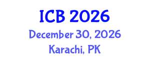 International Conference on Bioethics (ICB) December 30, 2026 - Karachi, Pakistan International Conference on Bioethics (ICB) December 30, 2026 - Karachi, Pakistan