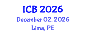 International Conference on Bioethics (ICB) December 02, 2026 - Lima, Peru International Conference on Bioethics (ICB) December 02, 2026 - Lima, Peru