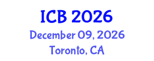 International Conference on Bioethics (ICB) December 09, 2026 - Toronto, Canada International Conference on Bioethics (ICB) December 09, 2026 - Toronto, Canada