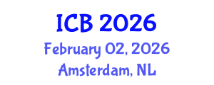 International Conference on Bioethics (ICB) February 02, 2026 - Amsterdam, Netherlands International Conference on Bioethics (ICB) February 02, 2026 - Amsterdam, Netherlands