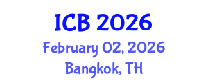 International Conference on Bioethics (ICB) February 02, 2026 - Bangkok, Thailand International Conference on Bioethics (ICB) February 02, 2026 - Bangkok, Thailand