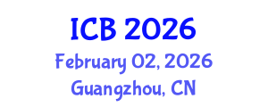 International Conference on Bioethics (ICB) February 02, 2026 - Guangzhou, China International Conference on Bioethics (ICB) February 02, 2026 - Guangzhou, China