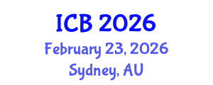 International Conference on Bioethics (ICB) February 23, 2026 - Sydney, Australia International Conference on Bioethics (ICB) February 23, 2026 - Sydney, Australia