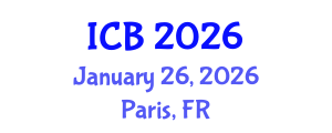 International Conference on Bioethics (ICB) January 26, 2026 - Paris, France International Conference on Bioethics (ICB) January 26, 2026 - Paris, France
