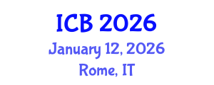 International Conference on Bioethics (ICB) January 12, 2026 - Rome, Italy International Conference on Bioethics (ICB) January 12, 2026 - Rome, Italy