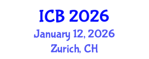 International Conference on Bioethics (ICB) January 12, 2026 - Zurich, Switzerland International Conference on Bioethics (ICB) January 12, 2026 - Zurich, Switzerland