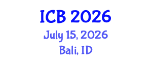 International Conference on Bioethics (ICB) July 15, 2026 - Bali, Indonesia International Conference on Bioethics (ICB) July 15, 2026 - Bali, Indonesia