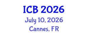 International Conference on Bioethics (ICB) July 10, 2026 - Cannes, France International Conference on Bioethics (ICB) July 10, 2026 - Cannes, France