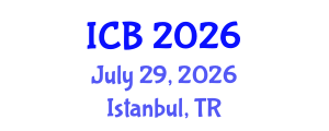 International Conference on Bioethics (ICB) July 29, 2026 - Istanbul, Turkey International Conference on Bioethics (ICB) July 29, 2026 - Istanbul, Turkey
