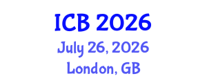 International Conference on Bioethics (ICB) July 26, 2026 - London, United Kingdom International Conference on Bioethics (ICB) July 26, 2026 - London, United Kingdom