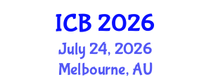 International Conference on Bioethics (ICB) July 24, 2026 - Melbourne, Australia International Conference on Bioethics (ICB) July 24, 2026 - Melbourne, Australia
