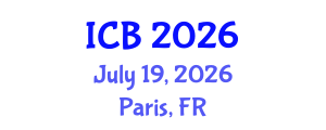 International Conference on Bioethics (ICB) July 19, 2026 - Paris, France International Conference on Bioethics (ICB) July 19, 2026 - Paris, France