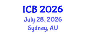 International Conference on Bioethics (ICB) July 28, 2026 - Sydney, Australia International Conference on Bioethics (ICB) July 28, 2026 - Sydney, Australia