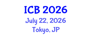 International Conference on Bioethics (ICB) July 22, 2026 - Tokyo, Japan International Conference on Bioethics (ICB) July 22, 2026 - Tokyo, Japan