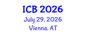 International Conference on Bioethics (ICB) July 29, 2026 - Vienna, Austria International Conference on Bioethics (ICB) July 29, 2026 - Vienna, Austria