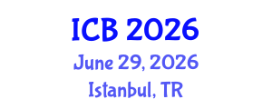 International Conference on Bioethics (ICB) June 29, 2026 - Istanbul, Turkey International Conference on Bioethics (ICB) June 29, 2026 - Istanbul, Turkey