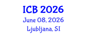 International Conference on Bioethics (ICB) June 08, 2026 - Ljubljana, Slovenia International Conference on Bioethics (ICB) June 08, 2026 - Ljubljana, Slovenia