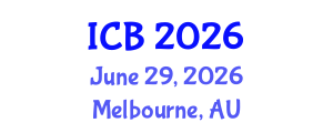 International Conference on Bioethics (ICB) June 29, 2026 - Melbourne, Australia International Conference on Bioethics (ICB) June 29, 2026 - Melbourne, Australia