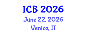 International Conference on Bioethics (ICB) June 22, 2026 - Venice, Italy International Conference on Bioethics (ICB) June 22, 2026 - Venice, Italy