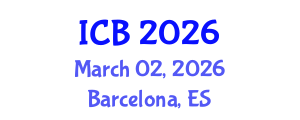 International Conference on Bioethics (ICB) March 02, 2026 - Barcelona, Spain International Conference on Bioethics (ICB) March 02, 2026 - Barcelona, Spain
