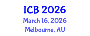 International Conference on Bioethics (ICB) March 16, 2026 - Melbourne, Australia International Conference on Bioethics (ICB) March 16, 2026 - Melbourne, Australia