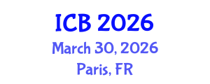 International Conference on Bioethics (ICB) March 30, 2026 - Paris, France International Conference on Bioethics (ICB) March 30, 2026 - Paris, France