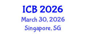 International Conference on Bioethics (ICB) March 30, 2026 - Singapore, Singapore