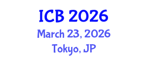 International Conference on Bioethics (ICB) March 23, 2026 - Tokyo, Japan International Conference on Bioethics (ICB) March 23, 2026 - Tokyo, Japan