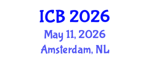 International Conference on Bioethics (ICB) May 11, 2026 - Amsterdam, Netherlands International Conference on Bioethics (ICB) May 11, 2026 - Amsterdam, Netherlands