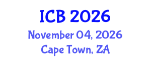 International Conference on Bioethics (ICB) November 04, 2026 - Cape Town, South Africa International Conference on Bioethics (ICB) November 04, 2026 - Cape Town, South Africa