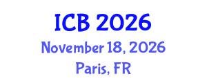 International Conference on Bioethics (ICB) November 18, 2026 - Paris, France International Conference on Bioethics (ICB) November 18, 2026 - Paris, France