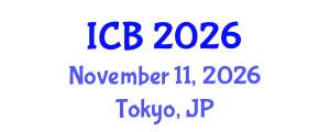 International Conference on Bioethics (ICB) November 11, 2026 - Tokyo, Japan International Conference on Bioethics (ICB) November 11, 2026 - Tokyo, Japan