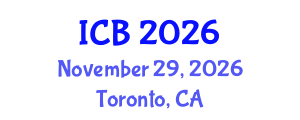 International Conference on Bioethics (ICB) November 29, 2026 - Toronto, Canada International Conference on Bioethics (ICB) November 29, 2026 - Toronto, Canada