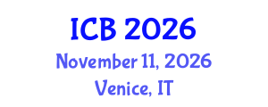 International Conference on Bioethics (ICB) November 11, 2026 - Venice, Italy International Conference on Bioethics (ICB) November 11, 2026 - Venice, Italy